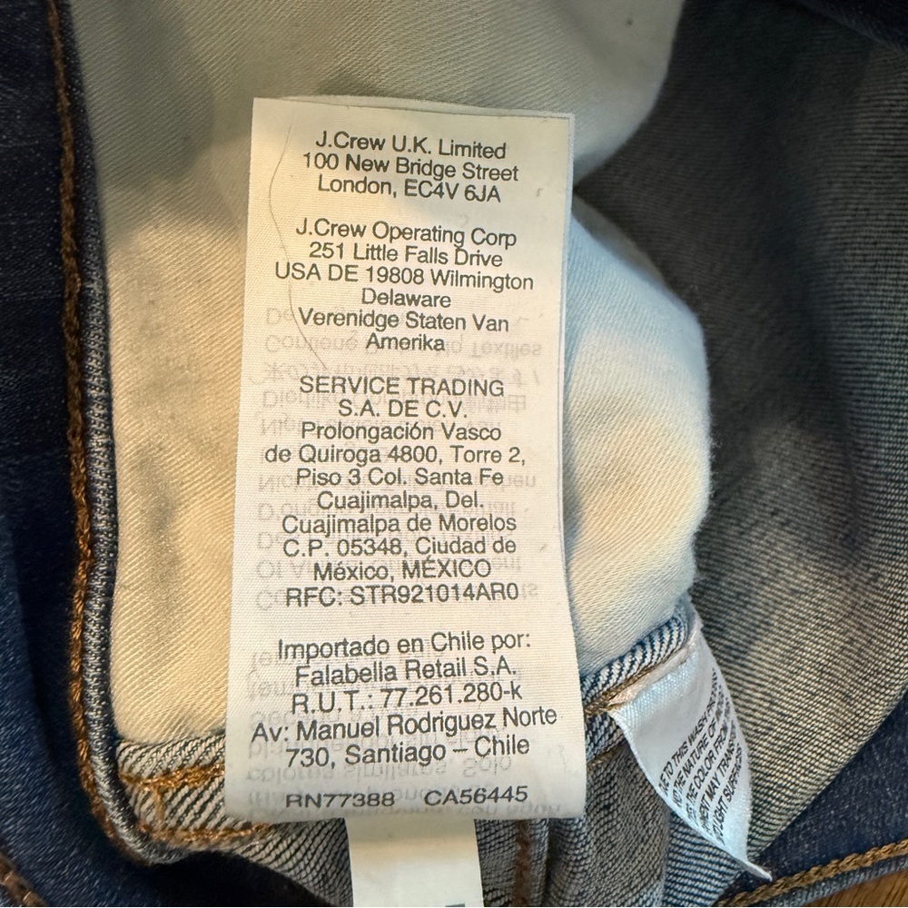 MADEWELL 10" High Rise Skinny Jeans Indigo Wash Size 31 - Picture 9 of 9